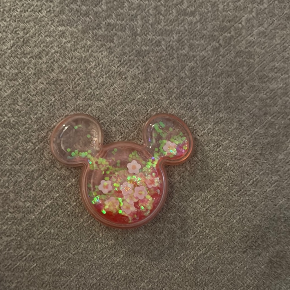 Disney Mickey Pink Glitter pop socket